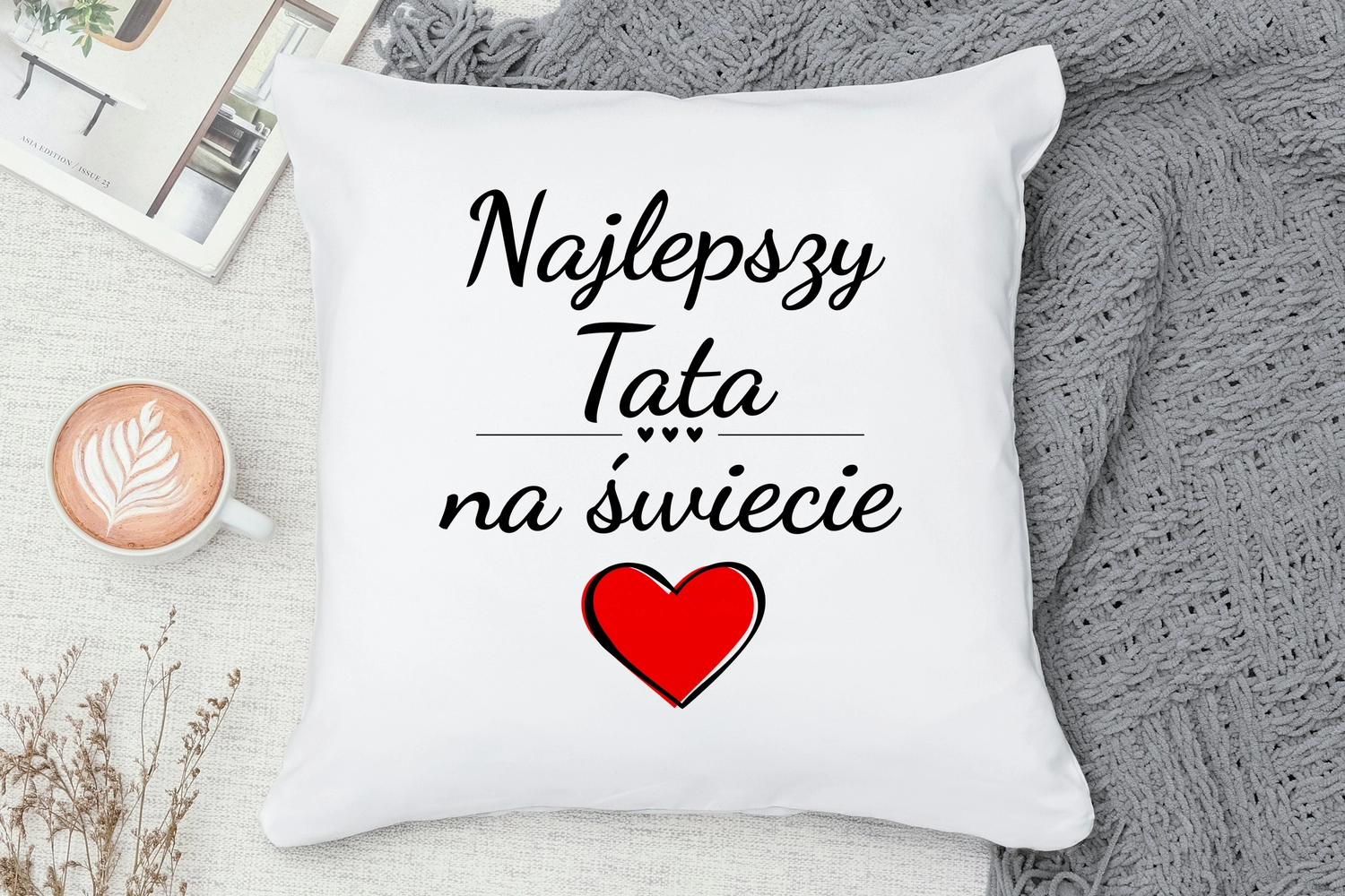 poduszka z nadrukiem